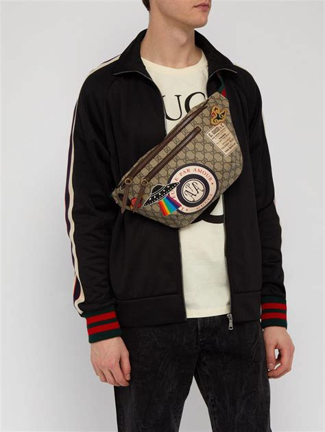 gucci supreme canvas belt bag|gucci supreme belt bag outfit.